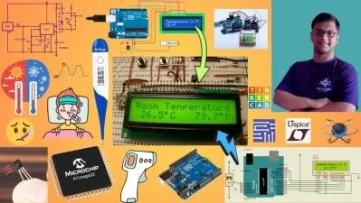Master Digital Thermometer Design with ATmega32 & LM35  

