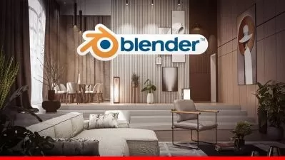 Master Blender 4.2: Ultimate Interior Scene Design Pro  

