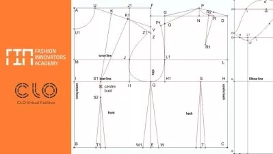 CLO3D Pattern Drafting Pro: Master Fitted Bodice & Sleeve 2024  

